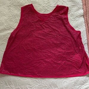 Queen of Sparkles Pink Rhinestone Tank